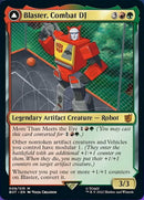 Blaster, Combat DJ // Blaster, Morale Booster (BOT-008) [Transformers]: (convertdfc) Foil