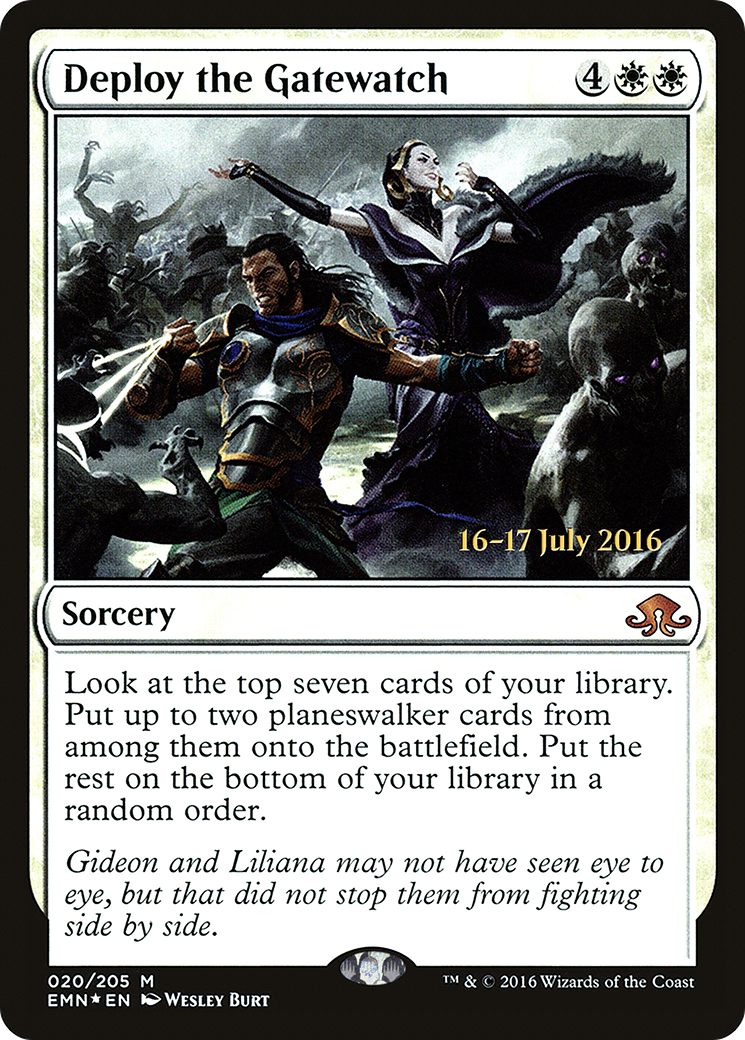 Deploy the Gatewatch (PRE-20S) [Eldritch Moon Promos] Foil