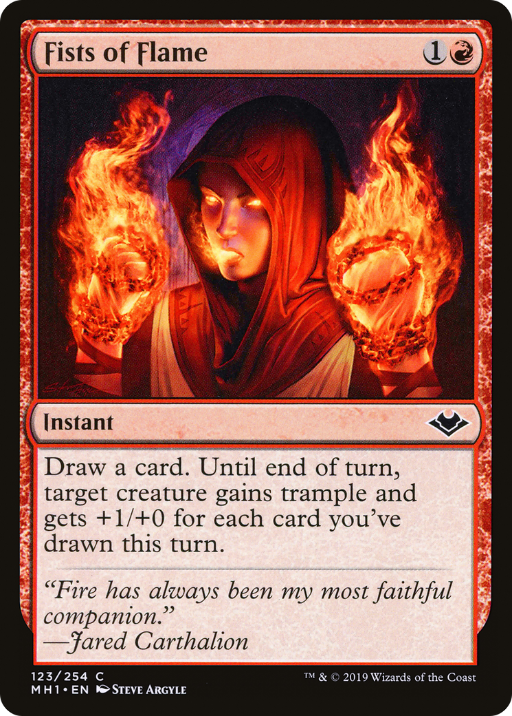 Fists of Flame (MH1-123) [Modern Horizons]