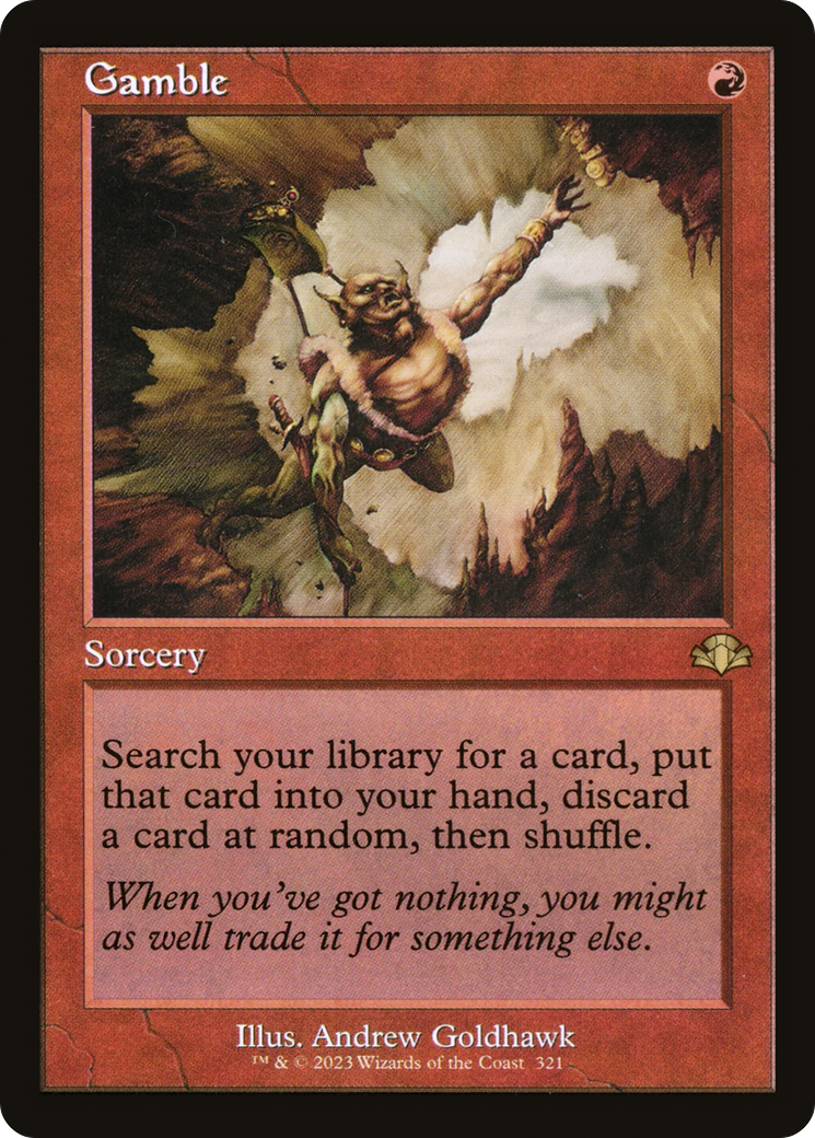 Gamble (DMR-321) [Dominaria Remastered]