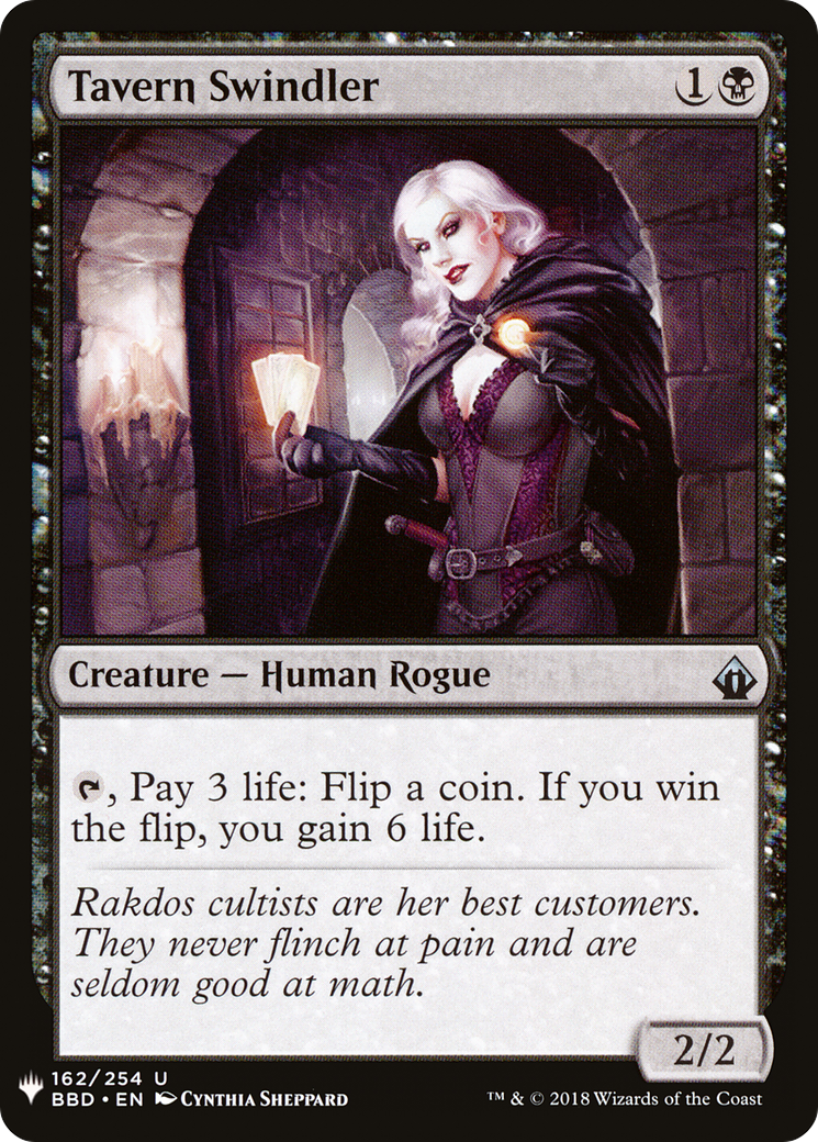 Tavern Swindler (LIST-BBD-162) [The List]