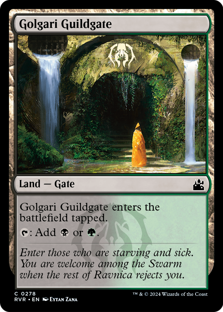 Golgari Guildgate (RVR-278) [Ravnica Remastered] Foil