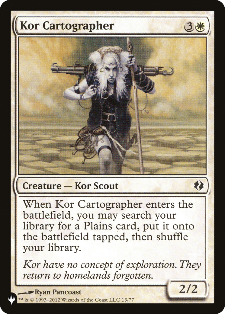 Kor Cartographer (LIST-DDI-13) [The List]