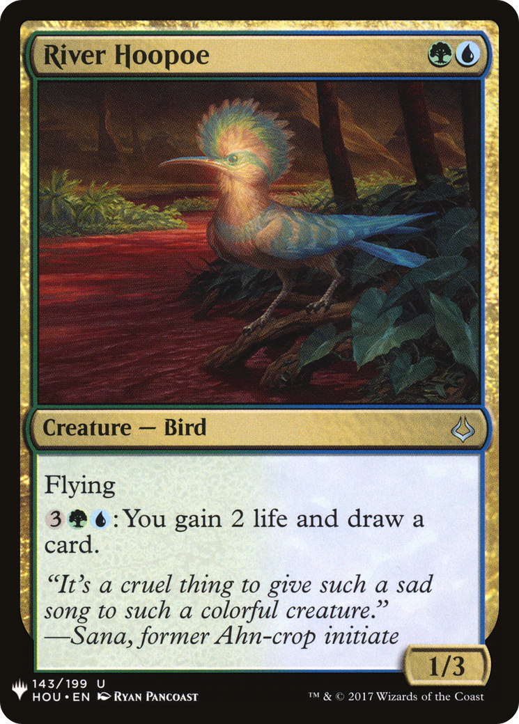 River Hoopoe (LIST-HOU-143) [The List]