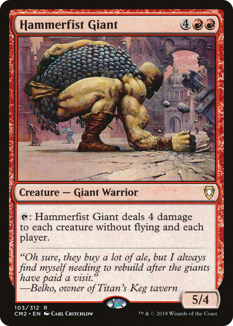 Hammerfist Giant (CM2-103) [Commander Anthology Volume II]