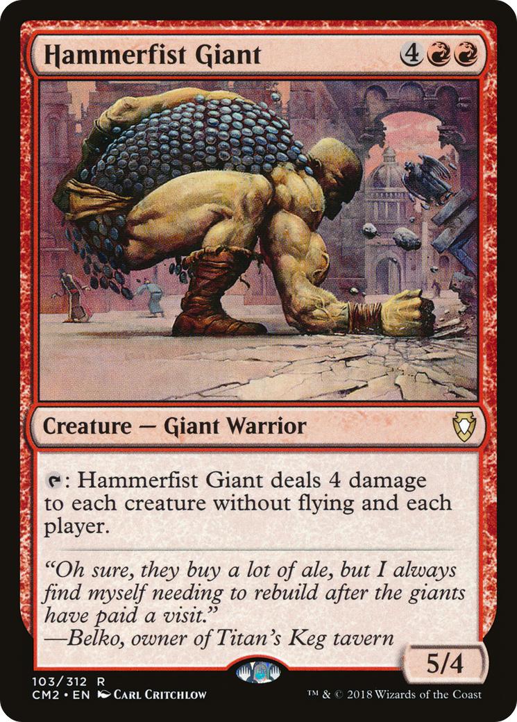 Hammerfist Giant (CM2-103) [Commander Anthology Volume II]