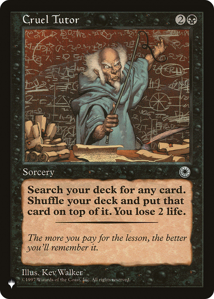 Cruel Tutor (LIST-POR-87) [The List]