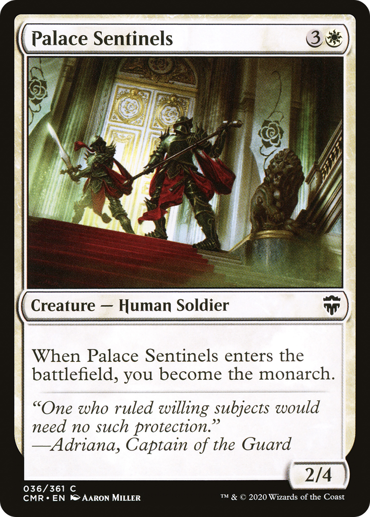 Palace Sentinels (CMR-036) [Commander Legends] Foil