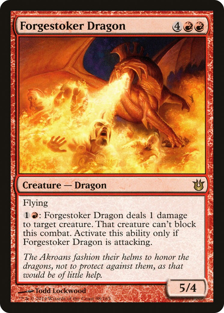 Forgestoker Dragon (BNG-098) [Born of the Gods] Foil