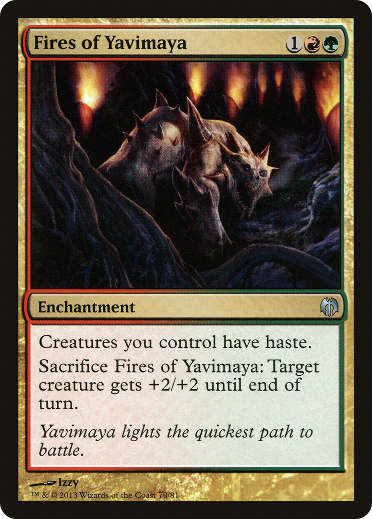 Fires of Yavimaya (DDL-070) [Duel Decks: Heroes vs. Monsters]
