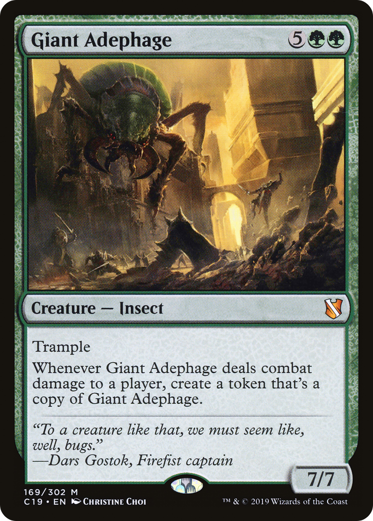 Giant Adephage (C19-169) [Commander 2019]