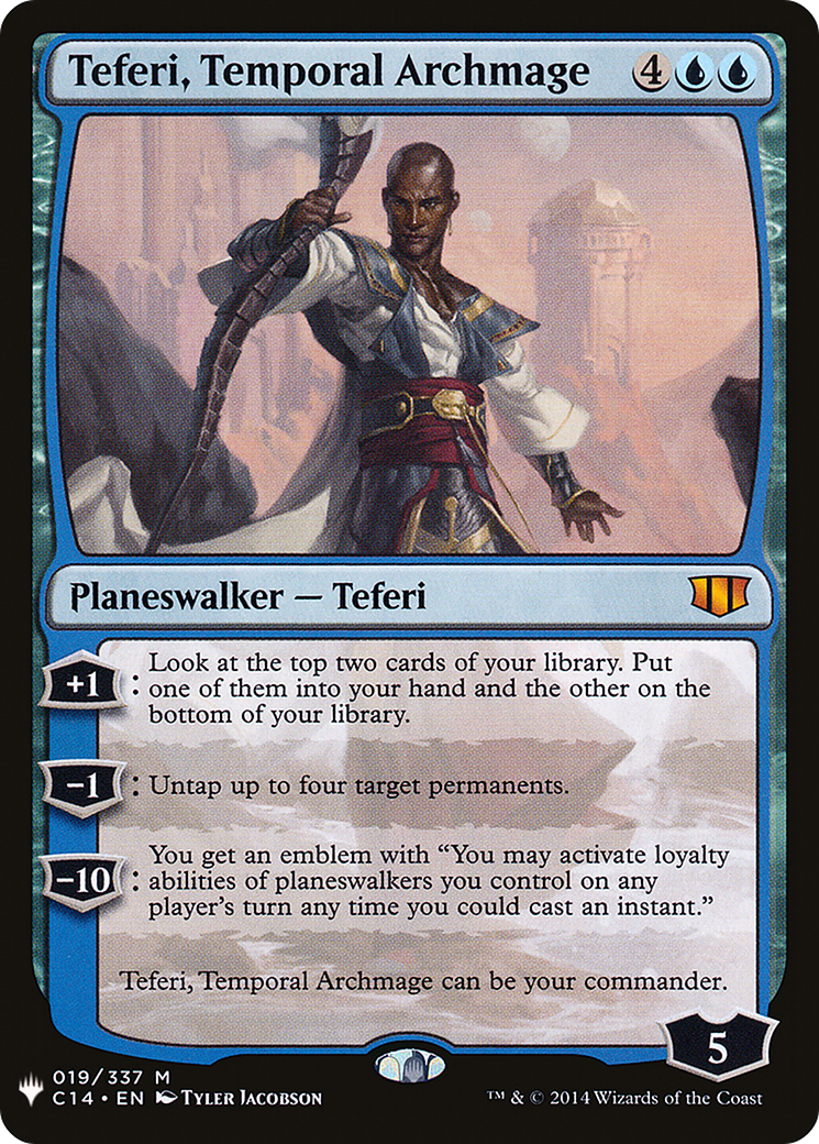 Teferi, Temporal Archmage (LIST-C14-19) [The List]