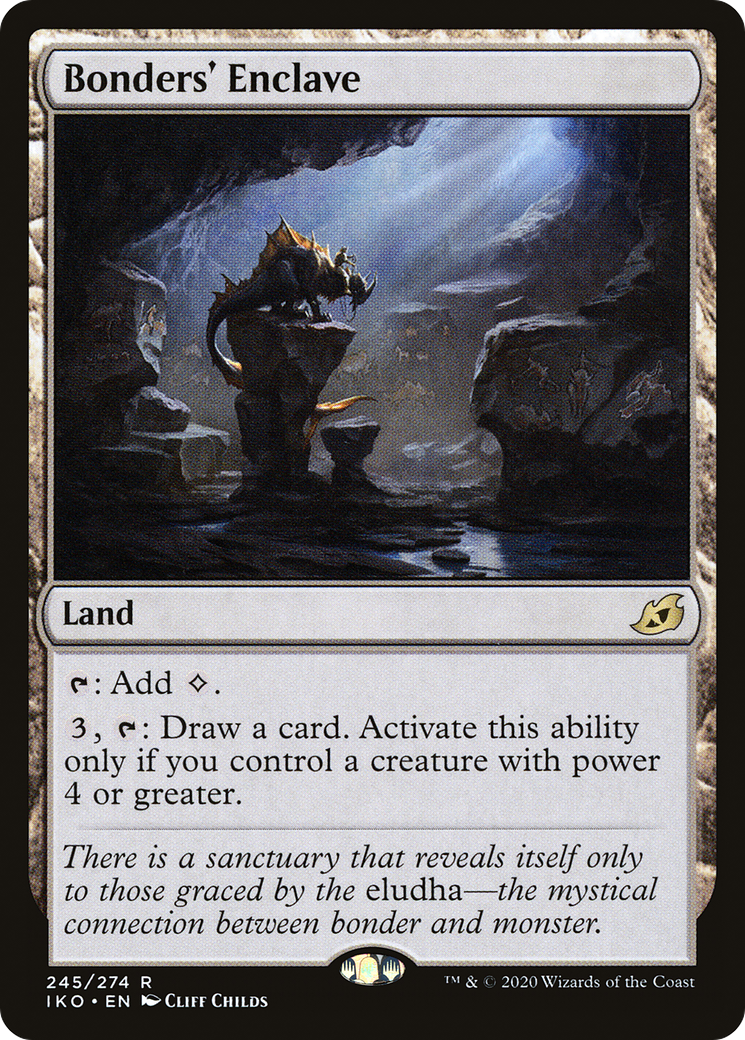 Bonders' Enclave (IKO-245) [Ikoria: Lair of Behemoths] Foil