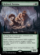 Bedrock Tortoise (LCI-378) [The Lost Caverns of Ixalan]: (Extended Art) Foil