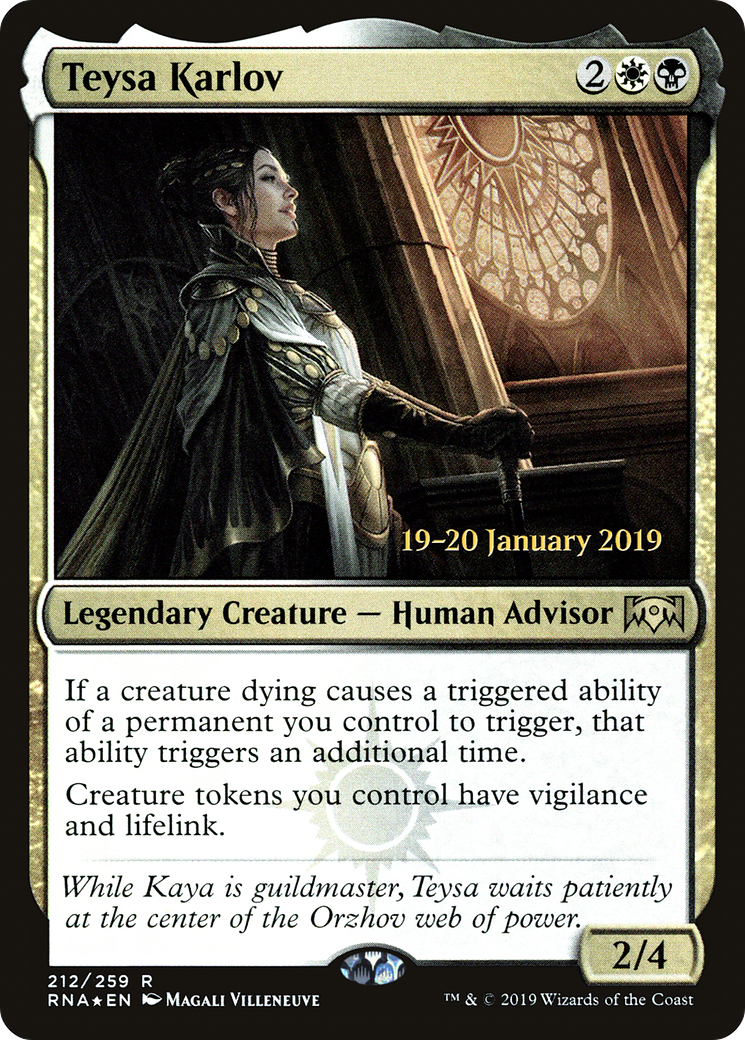 Teysa Karlov (PRE-212S) [Ravnica Allegiance Promos] Foil