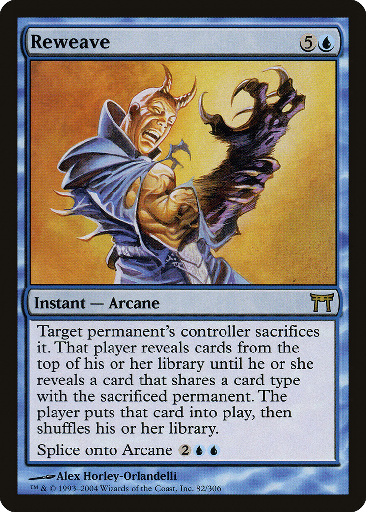 Reweave (CHK-082) [Champions of Kamigawa]