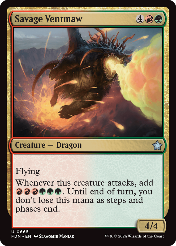 Savage Ventmaw (FDN-665) [Foundations]