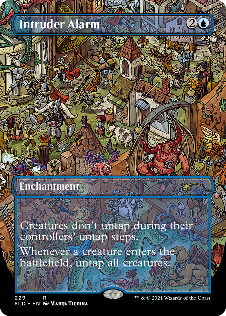 Intruder Alarm (SLD-229) [Secret Lair Drop] (Borderless)