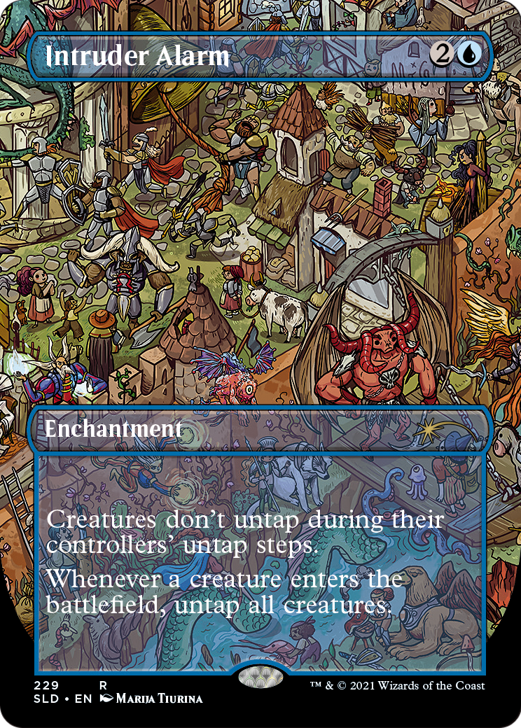 Intruder Alarm (SLD-229) (Borderless) [Secret Lair Drop]