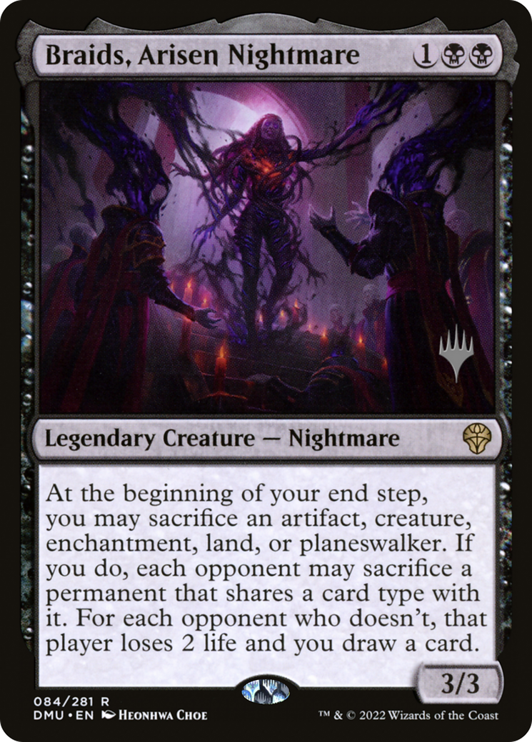 Braids, Arisen Nightmare (PPDMU-84P) [Dominaria United Promos] Foil