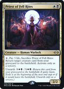 Priest of Fell Rites (PRE-208S) [Modern Horizons 2 Promos] Foil