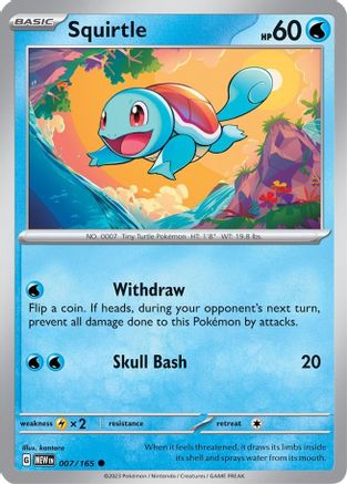 Squirtle - 007/165 7 - [SV Scarlet & Violet 151]
