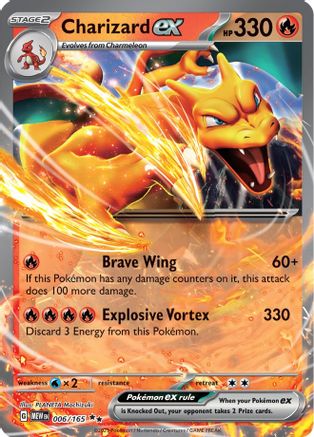 Charizard ex - 006/165 6 - [SV Scarlet & Violet 151] Holofoil