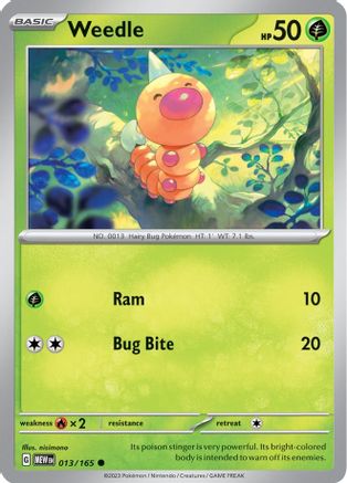 Weedle 13 - [SV Scarlet & Violet 151]