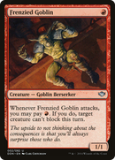 Frenzied Goblin (DDN-002) [Duel Decks: Speed vs. Cunning]