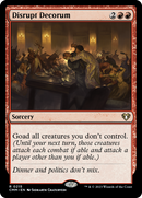 Disrupt Decorum (CMM-215) [Commander Masters]