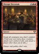Disrupt Decorum (CMM-215) [Commander Masters]