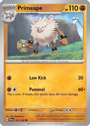 Primeape - 107/193 (Cosmos Holo) 107 - [Miscellaneous Cards & Products] Holofoil