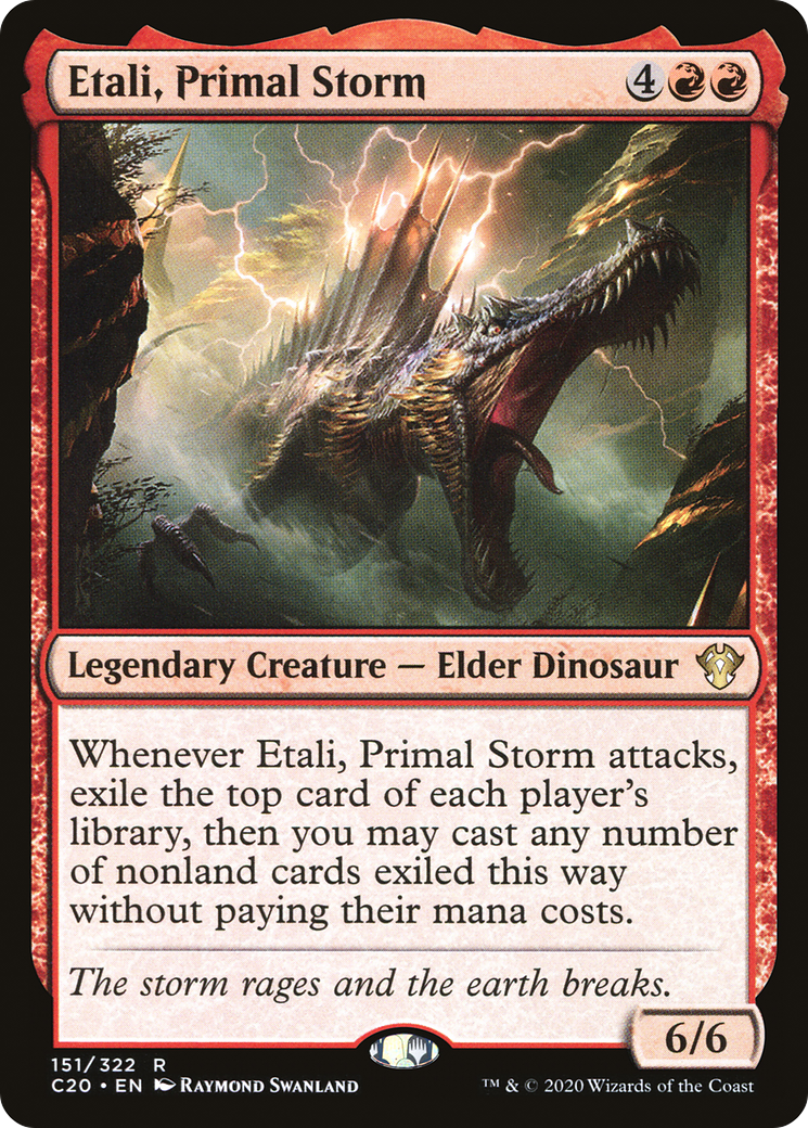 Etali, Primal Storm (C20-151) [Commander 2020]