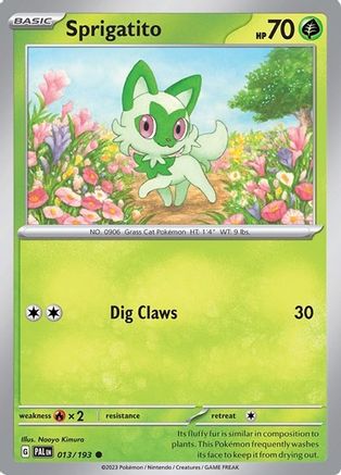 Sprigatito - 013/193 (Summer 2023 Collector Chest) 13 - [Miscellaneous Cards & Products] Holofoil