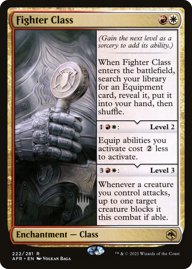 Fighter Class (PPAFR-222P) [Adventures in the Forgotten Realms Promos]