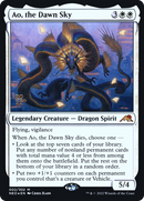 Ao, the Dawn Sky (PRE-002) [Kamigawa: Neon Dynasty Promos] Foil