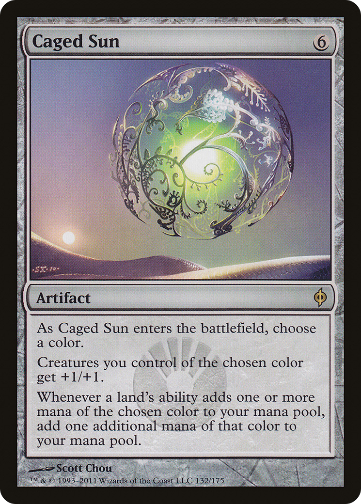 Caged Sun (NPH-132) [New Phyrexia] Foil