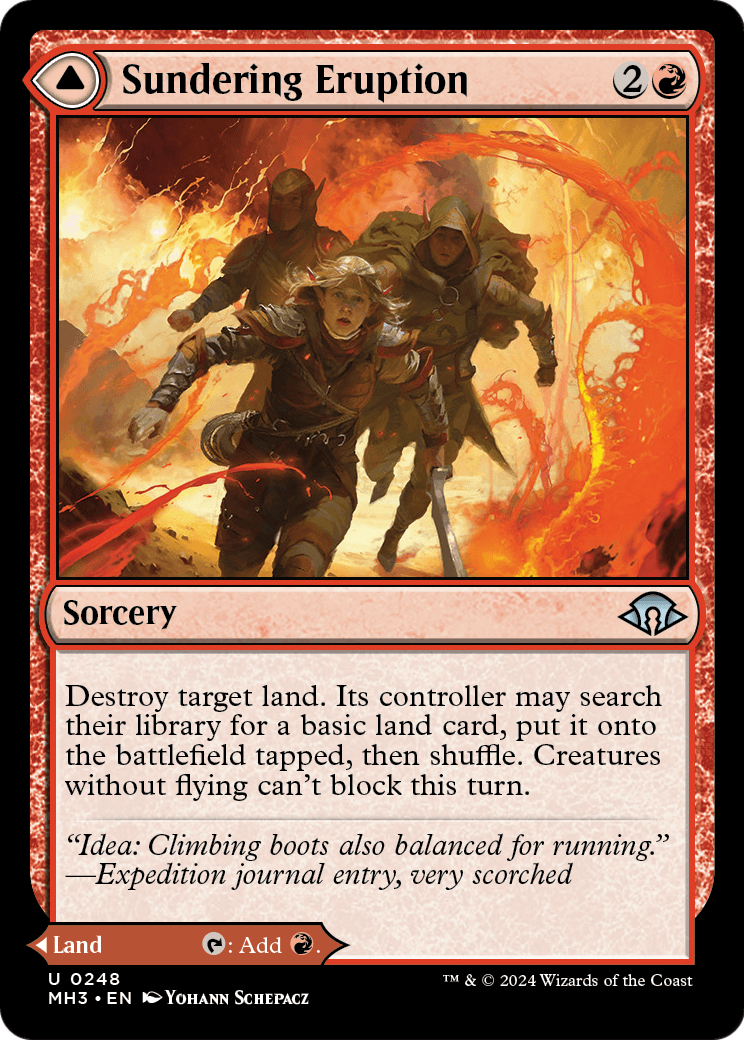 Sundering Eruption (MH3-248) [Modern Horizons 3] Foil