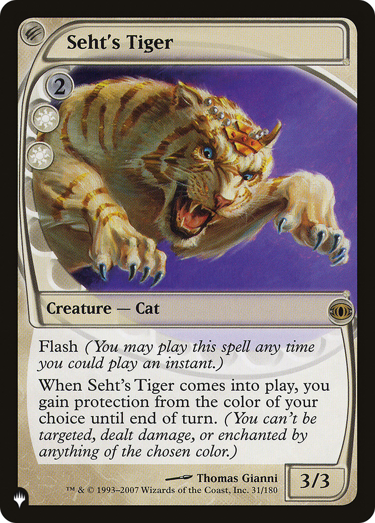 Seht's Tiger (LIST-FUT-31) [The List]
