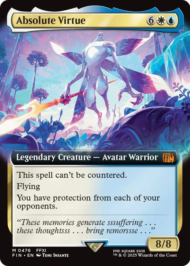 Absolute Virtue (Extended Art) (FIN-476) [FINAL FANTASY] Foil