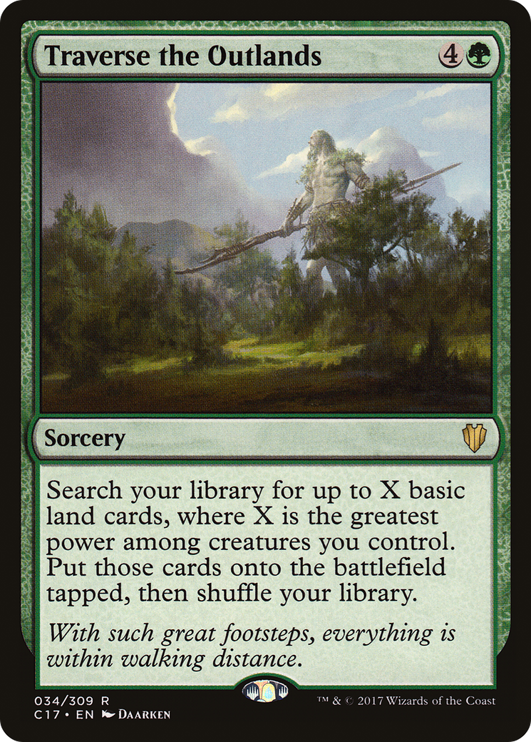 Traverse the Outlands (C17-034) [Commander 2017]
