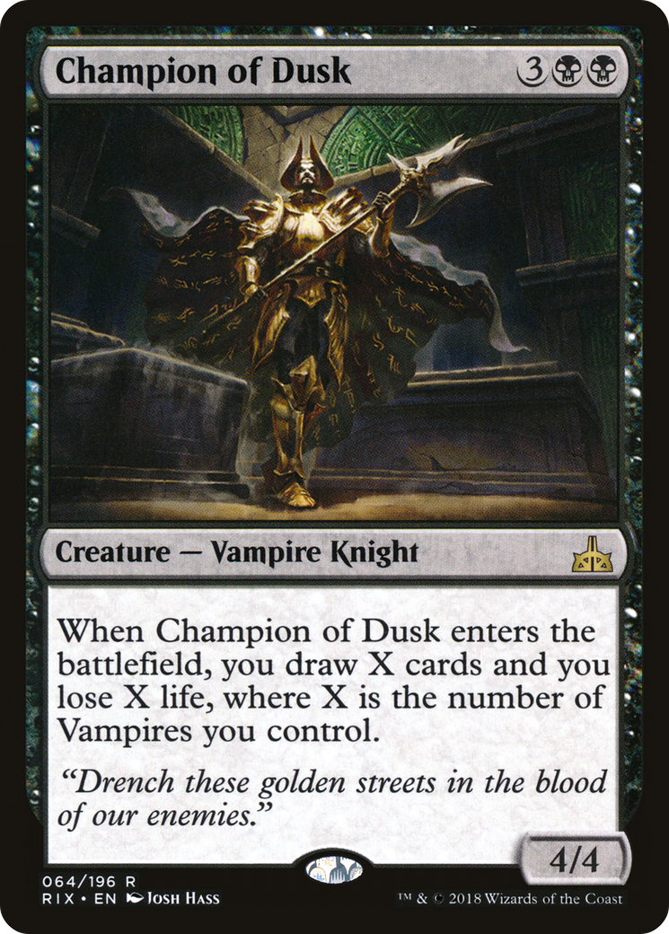 Champion of Dusk (RIX-064) [Rivals of Ixalan]