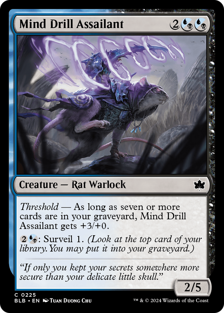 Mind Drill Assailant (BLB-225) [Bloomburrow]