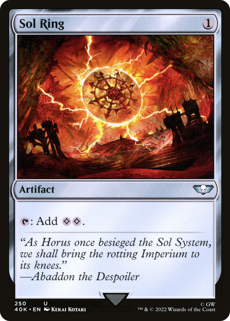 Sol Ring (40K-250) [Warhammer 40,000 Commander]