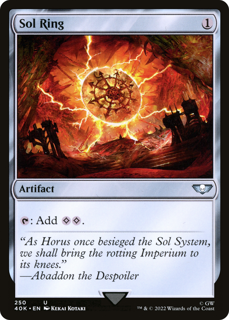 Sol Ring (40K-250) [Warhammer 40,000 Commander]