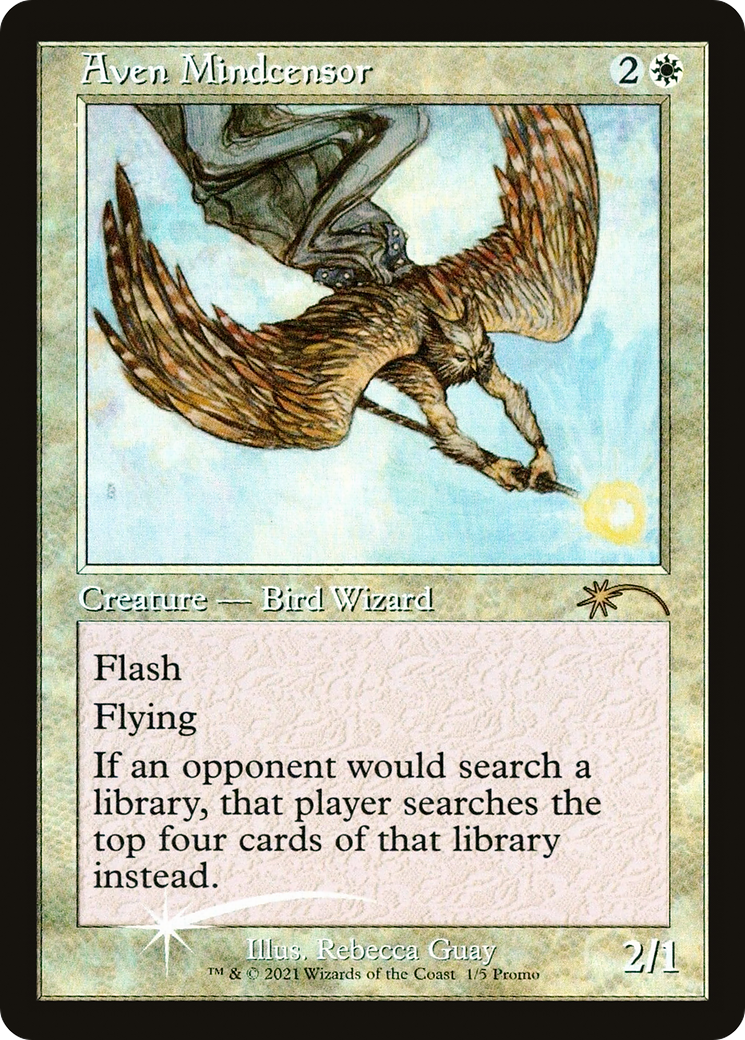 Aven Mindcensor (Retro Frame) (WPN-001) [Love Your LGS 2021] Foil