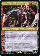 Lukka, Bound to Ruin (ONE-466) [Phyrexia: All Will Be One]: (Showcase) Foil