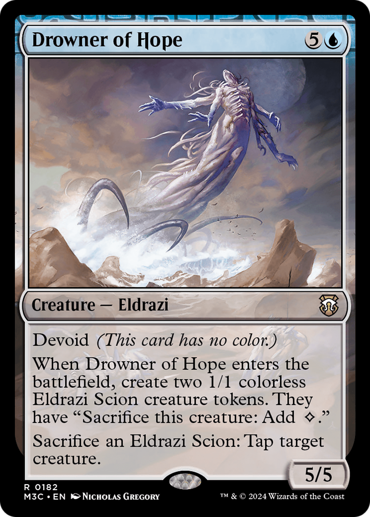 Drowner of Hope (M3C-182) [Modern Horizons 3 Commander]: (devoid)