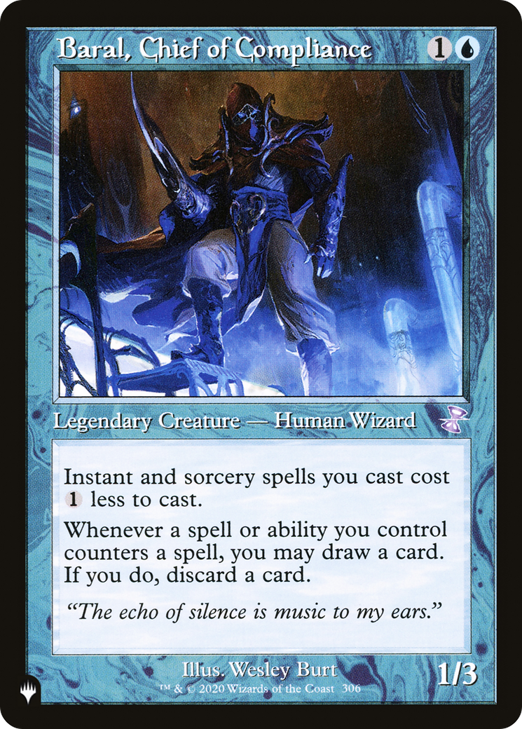 Baral, Chief of Compliance (LIST-TSR-306) [The List]