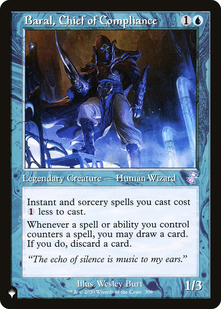 Baral, Chief of Compliance (LIST-TSR-306) [The List]